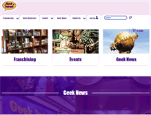 Tablet Screenshot of geek-retreat.com